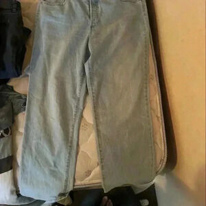 American Threads High Rise Jeans - Light Blue